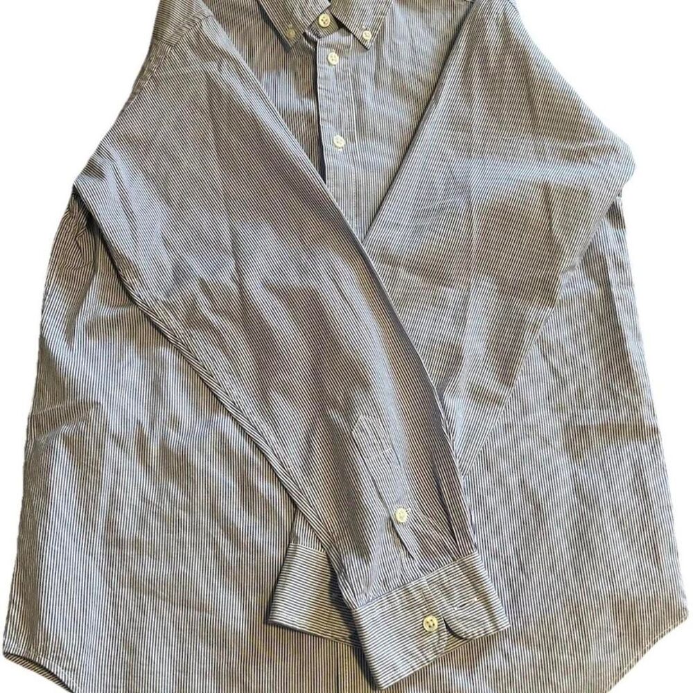 Ralph-lauren Men's Grey and Blue Shirt